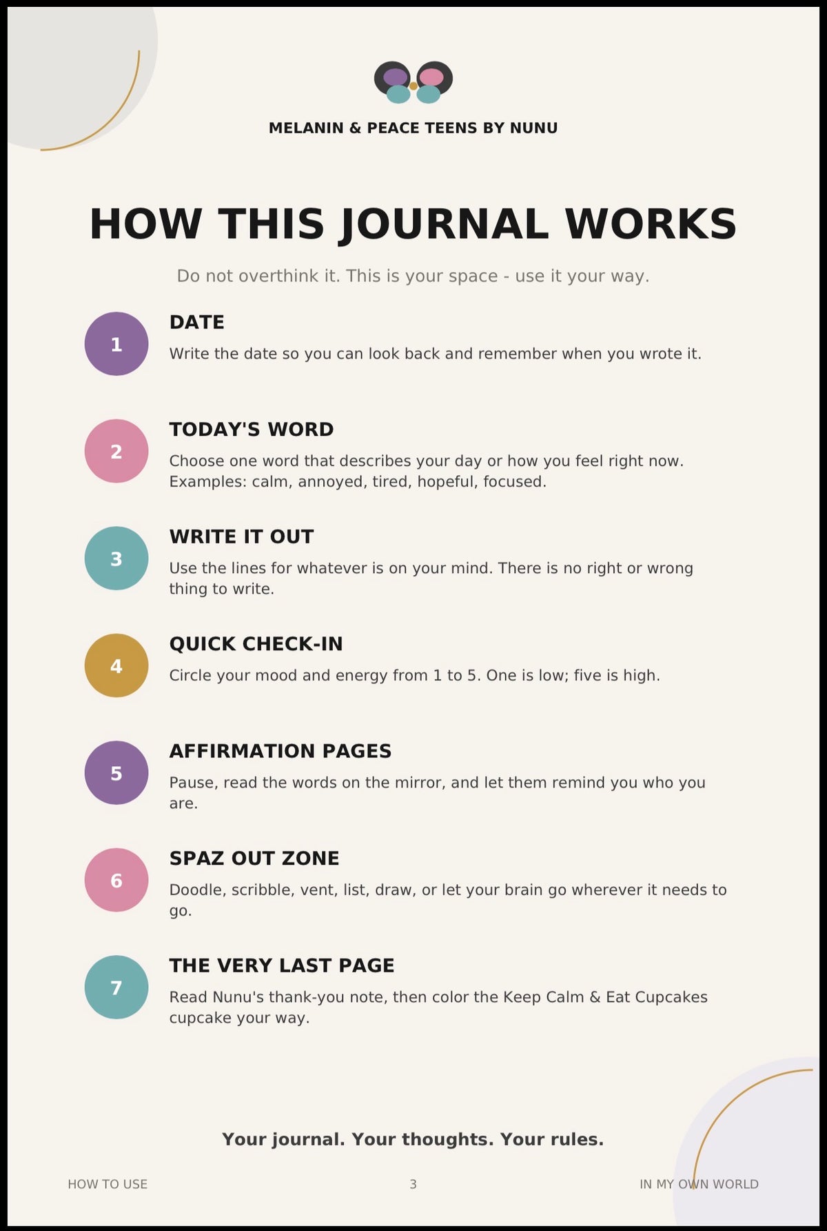 In My Own World: An Everyday Journal