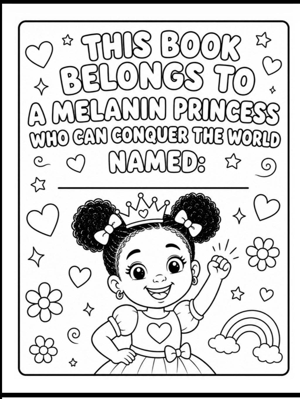 I Am Amazing! A Positive Affirmation Coloring Book for Black Girls Ages 4–8