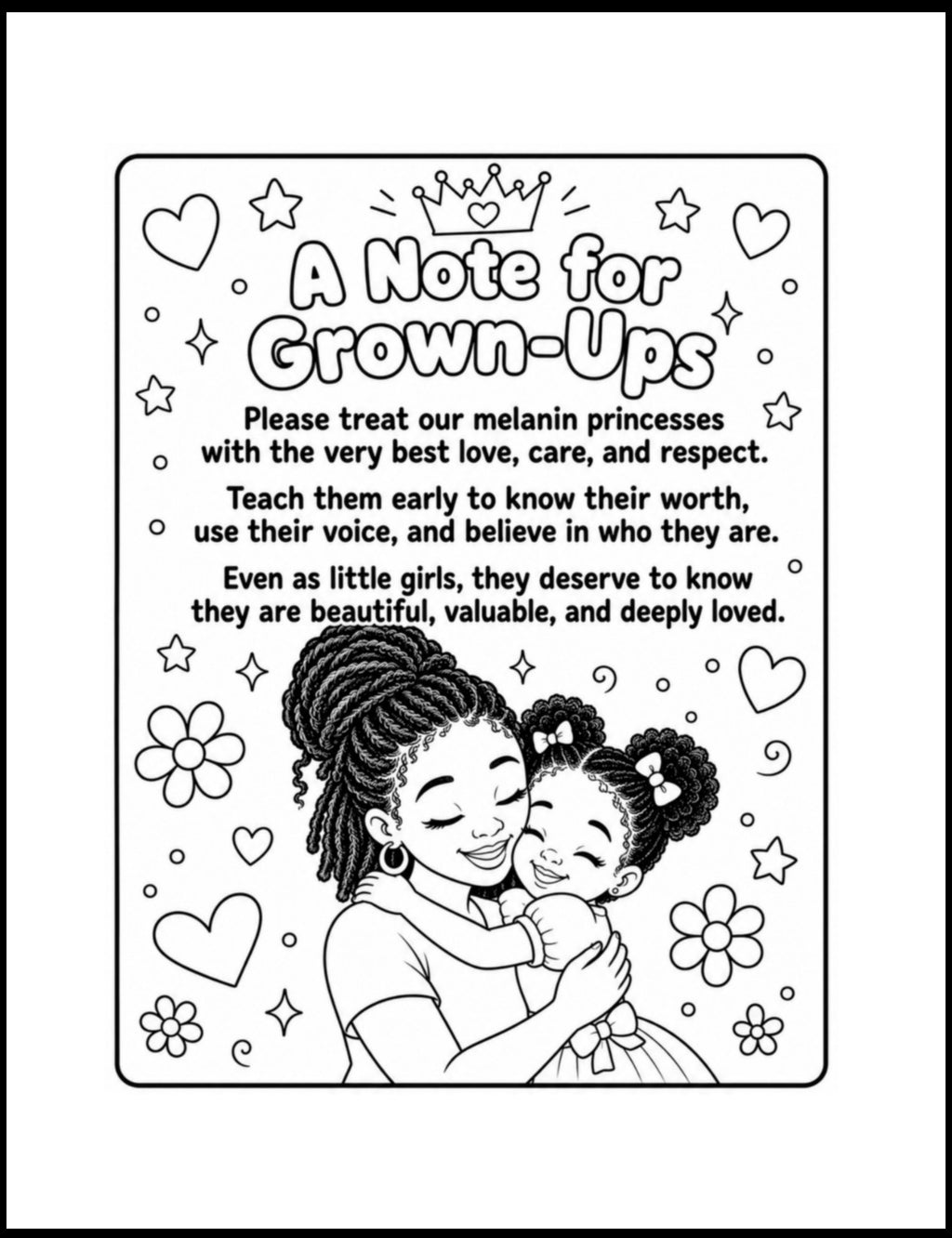I Am Amazing! A Positive Affirmation Coloring Book for Black Girls Ages 4–8