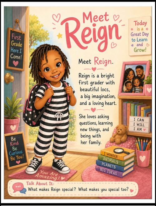 Reign and the Mystery of Me: A Story About Loving Her Locs, Her Family, and Herself