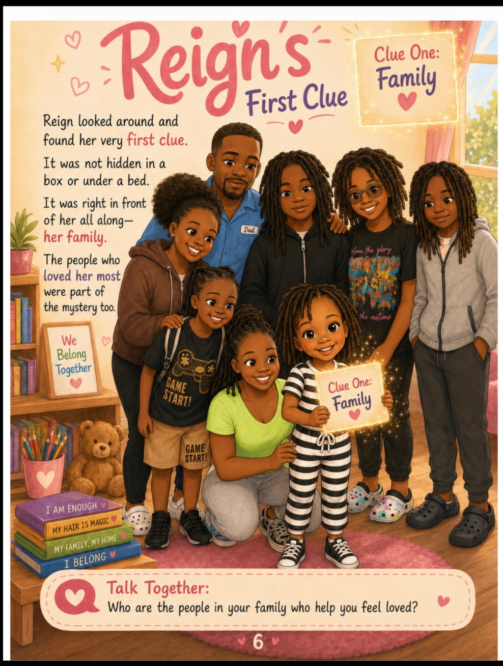 Reign and the Mystery of Me: A Story About Loving Her Locs, Her Family, and Herself