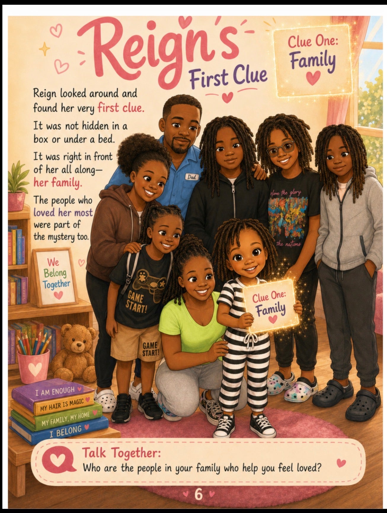 Reign and the Mystery of Me: A Story About Loving Her Locs, Her Family, and Herself